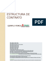 Estructura de Contrato Pemex