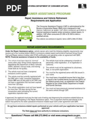 Vehicle Retirement Program >> Cap Eligibility Requirements Final Department Of Motor Vehicle Retirement Program >> Cap Eligibility Requirements Final Department Of Motor
