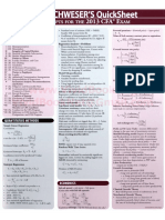 CFA Level 2 - QuickSheet PDF