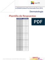 Respuestas Dermatología 1V