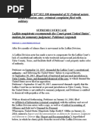 Damages of $37,822,100 Demanded of 31 Federal Actors in The Houston Case Criminal Complaint Filed With Military