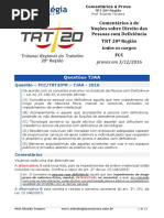 88 Prova Comentada TRT20 Noções Sobre Pessoas Com Deficiência1