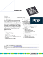 Single Chip Device Interface For PROFINET: 106842 - en - 00 Data Sheet