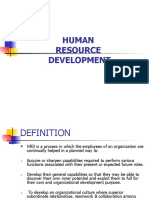 Human Resource Development