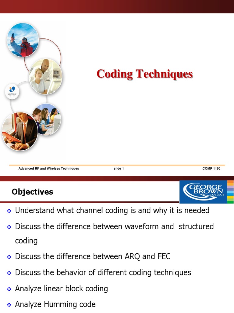 Advanced Coding Techniques for RF and Wireless Communications | PDF ...
