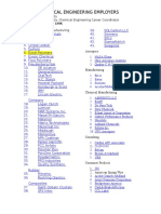 Mechanical Engineering Employers Hyperlinked 11.13