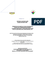 As Pub N-Apb - Pemberitahuan Bertulis (Apb) Written Notification (Fbe)