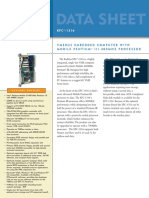 Data Sheet: Vmebus Embedded Computer With Mobile Pentium Iii 400Mhz Processor