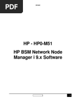 HP - HP0-M51 HP BSM Network Node Manager I 9.x Software