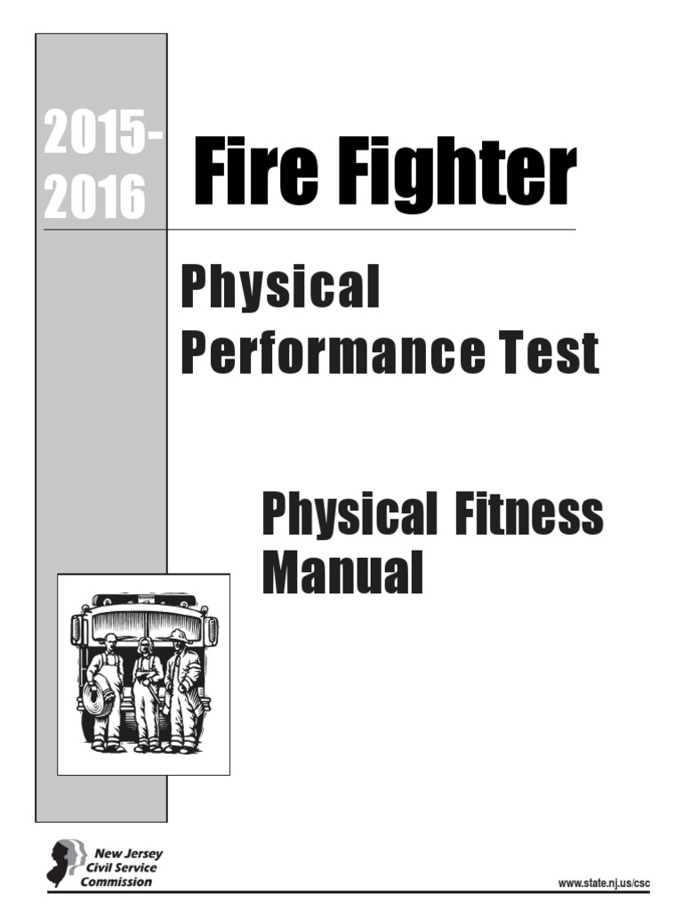 NJ Fire Fighter Physical Fitness Manual | PDF | Weight Training ...