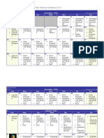 Timeline Kerja Divisi Sponsorship Festival Kampus 2017: December 2016 Sun Mon Tue Wed Thu Fri Sat