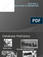 Lecture 1 Introduction of DB