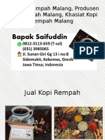0812-3113-659 (T-Sel) Jual Kopi Rempah Malang, Produsen Kopi Rempah Malang, Khasiat Kopi Rempah Malang
