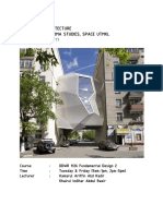 Diploma Architecture Fundamental Design Semester 2 2016
