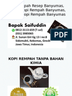 0812-3113-659 (T-Sel) Kopi Rempah Resep Banyumas, Racikan Kopi Rempah Banyumas, Ramuan Kopi Rempah Banyumas