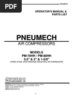 PNEUMECH High Pressure Operation Manual 2013