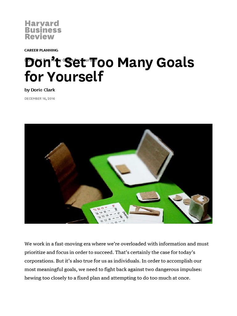 The Benefits of Strategic and Flexible Goal Setting for Career ...