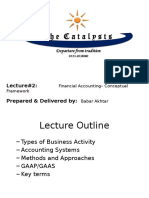 Lecture#2: Prepared & Delivered By:: Financial Accounting - Conceptual Framework Babar Akhtar