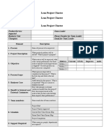 Lean Project Charter Lean Project Charter Lean Project Charter