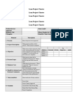 Lean Project Charter Lean Project Charter Lean Project Charter Lean Project Charter Lean Project Charter