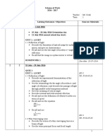 Physics Scheme of Work