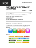 LAB 2: Working With Typography and Images: Duration: 3 Hours