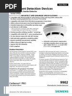 2) OP921 - Optical Smoke Detector - Siemens