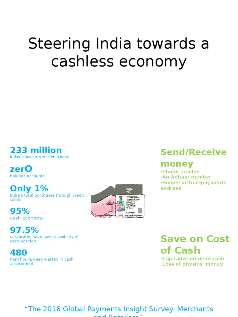 Driving India Towards Cashless Payments | PDF | Payments | Banks