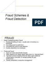 Ethics Fraud Schemes and Fraud Detection