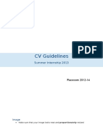 CV Guidelines 01feb