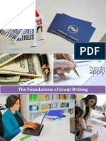 The Foundations of Grant Writing