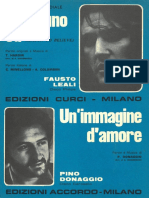 Pino Donaggio - Un'Immagine D'amor - 1971 - Slow - Band Sheet Music