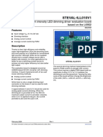 STEVAL-ILL010V1: High Intensity LED Dimming Driver Evaluation Board Based On The L6902