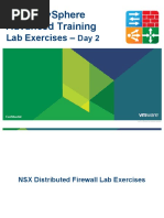 NSX For Vsphere Advanced Training: Lab Exercises