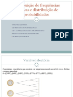 Distribuição de frequências e probabilidades