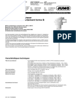 Thermocouples À Visser Avec Tête de Raccordement Forme B: Caractéristiques Techniques