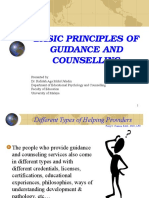 Basic Principles of Guidancecounseling