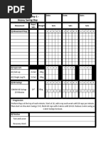 Brett Jones SFG Prep 3-Day Log