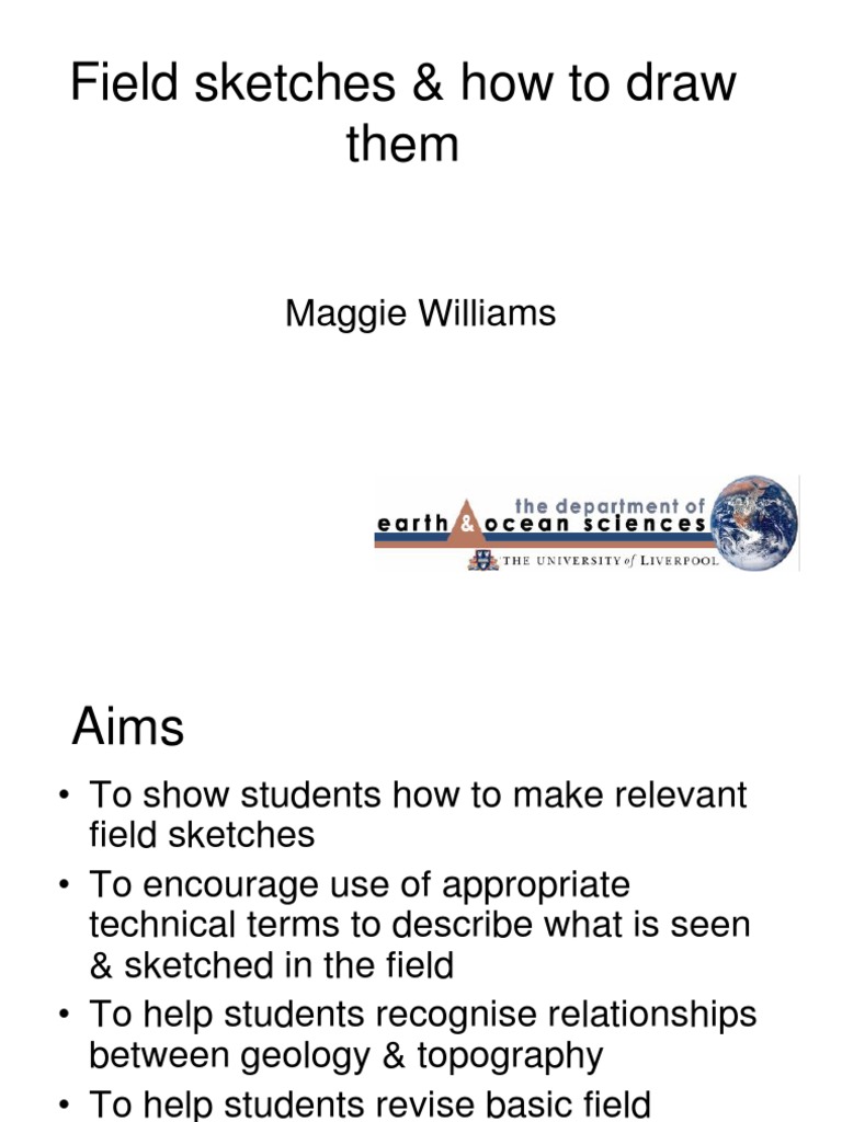 Field Sketching Techniques and Tips | PDF