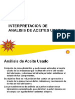 10.1 Interpretación de Análisis de Aceite Usado Shell