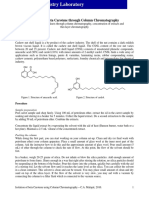 Isolation of Beta Carotene Through Column Chromatography