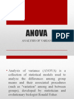 Anova: Analysis of Variance