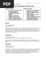 Articles of Confederation Simulation Packet