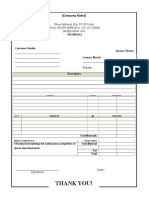 Tax Invoice Receipt Template Word Free Download