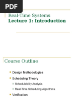 Real-Time Systems Lecture 1 - Introduction