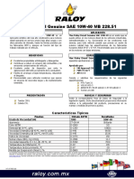 HT-Max Raloy Diesel Genuine SAE 10W-40 MB 228 51