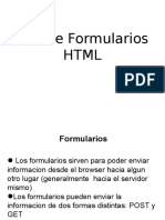 Uso de Formularios HTML