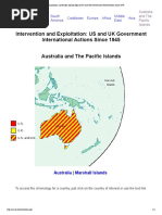 Australian and Marshall (Pacific) Islands Map of US and UK Government Interventions Since 1945-4