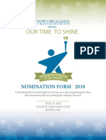 2018 Star Awards Nomination Form