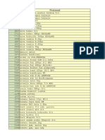 Bioline - Lager Lista 052013